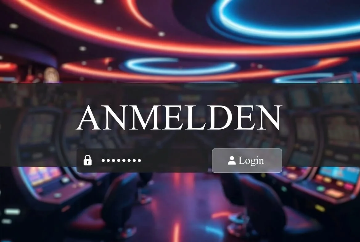 Anmeldemaske für den Konto-Login